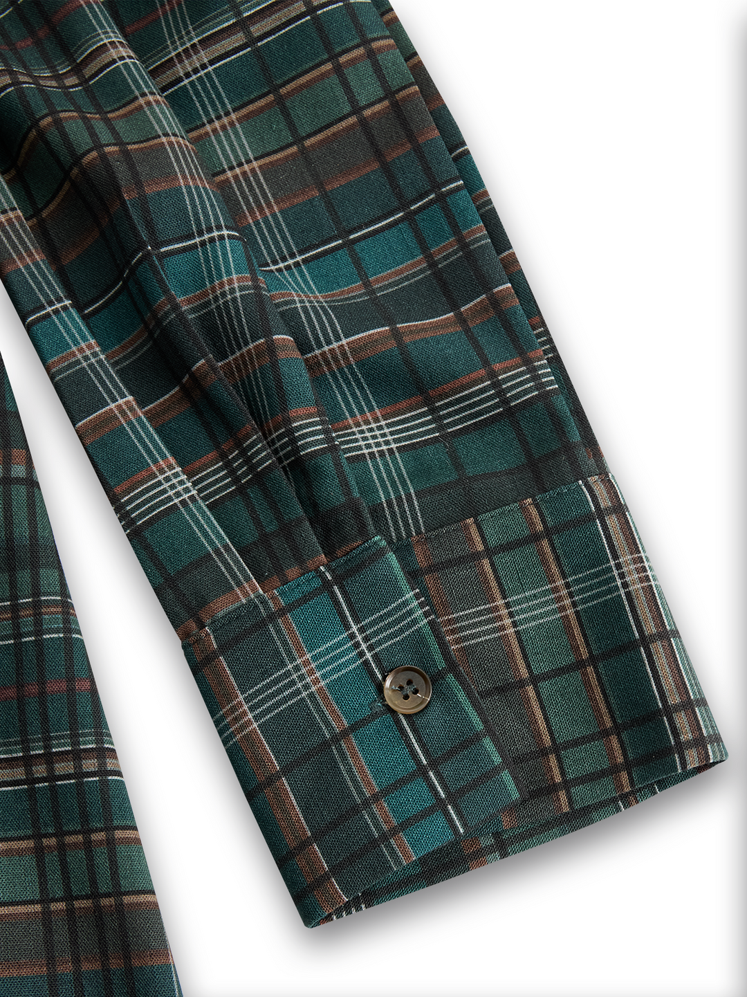 Muse and Valeur | Plaid Lapel Single-Breasted Maxi Dress