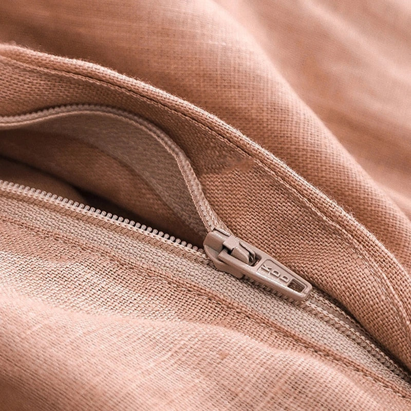 Muse & Valeur | Linen Trousers for Women, Summer Fit, Natural Color