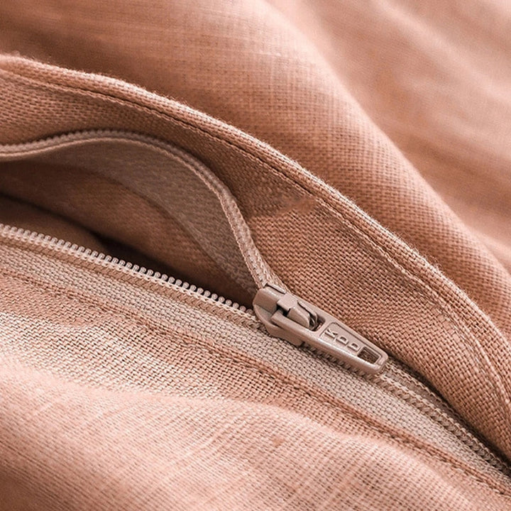 Muse & Valeur | Linen Trousers for Women, Summer Fit, Natural Color