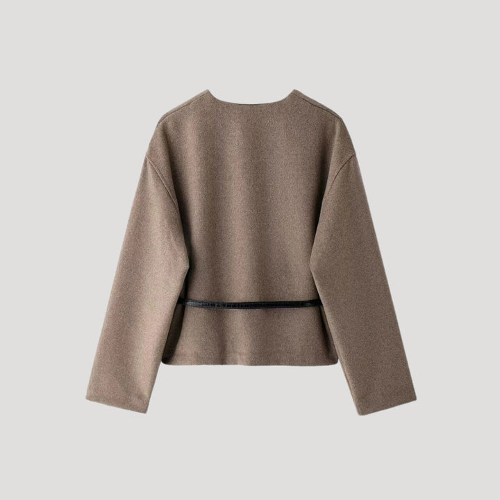 Muse and Valeur | Women's Belted Wrap Jacket