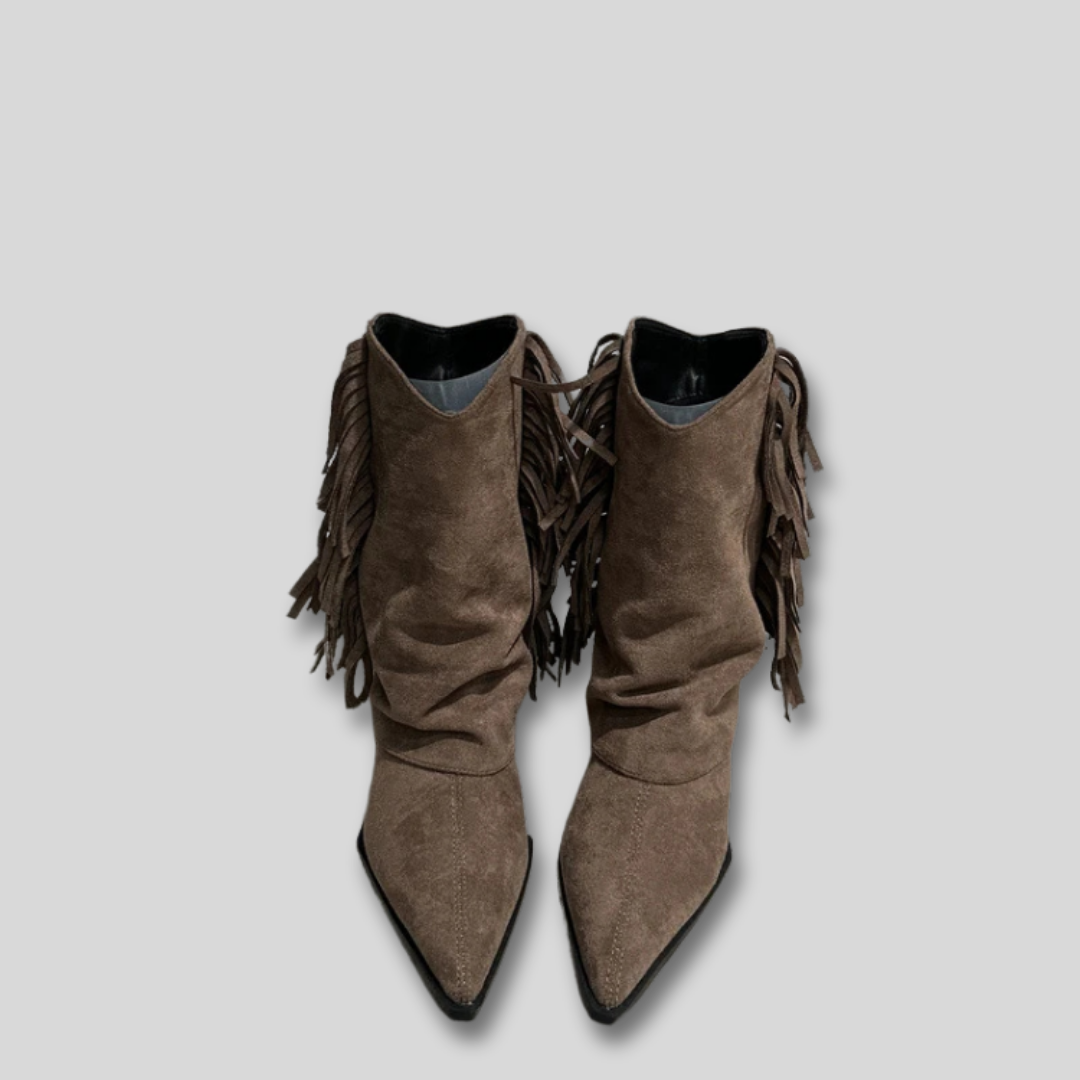 Muse and Valeur | Suede Western Boots