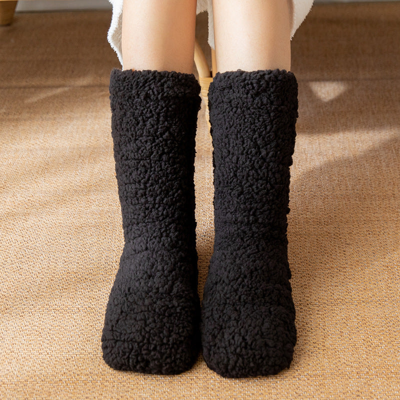 Muse & Valeur | Socks for Women in Cotton Blend, Fitted, Black