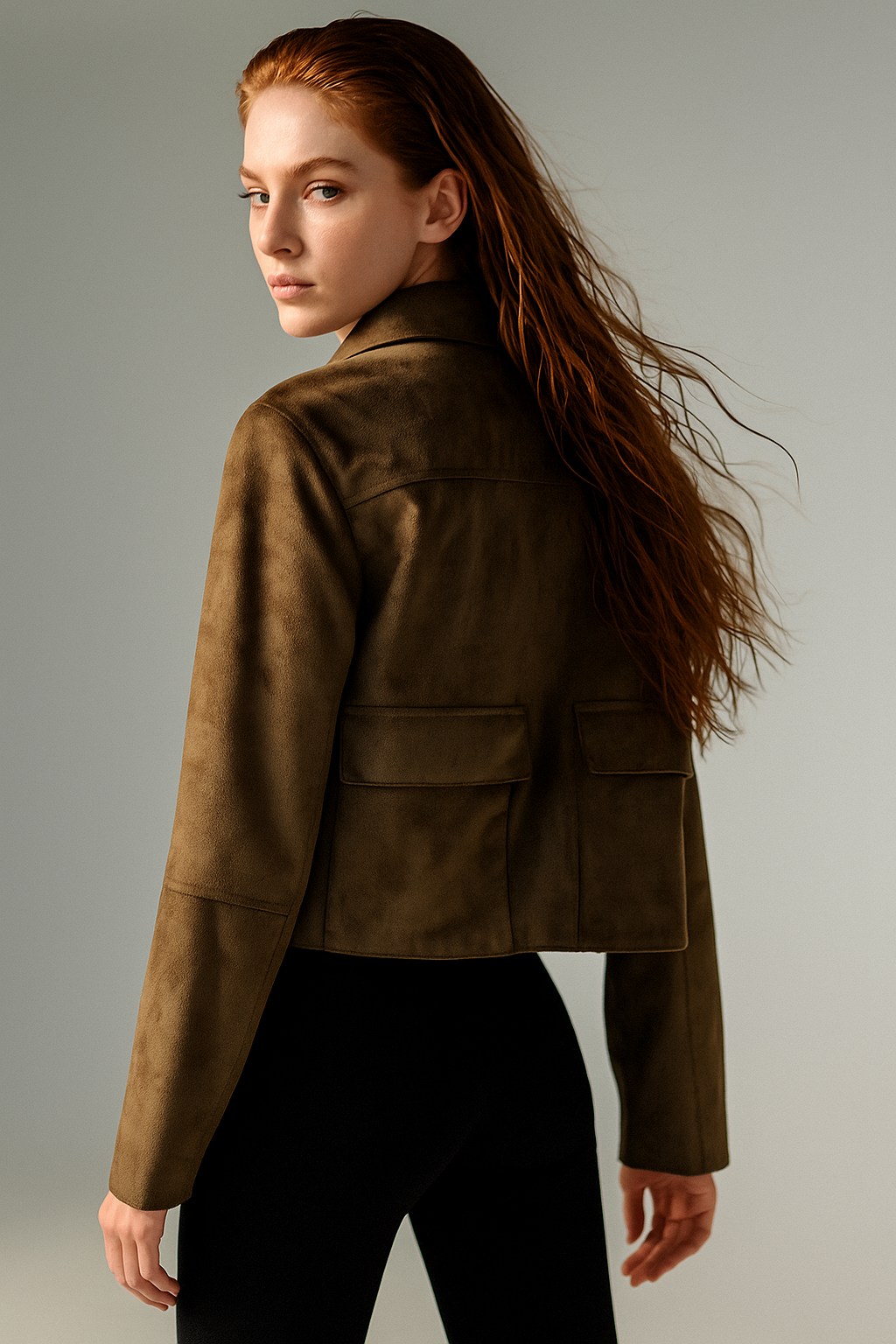 Muse and Valeur | Suede Cropped Jacket