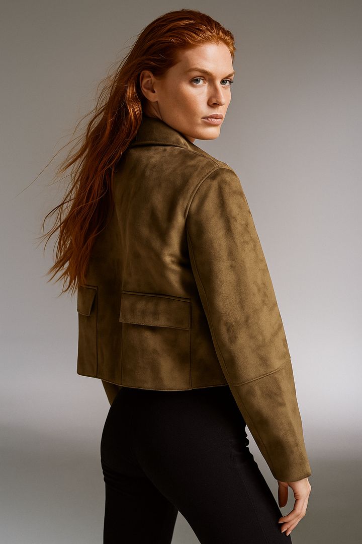Muse and Valeur | Suede Cropped Jacket