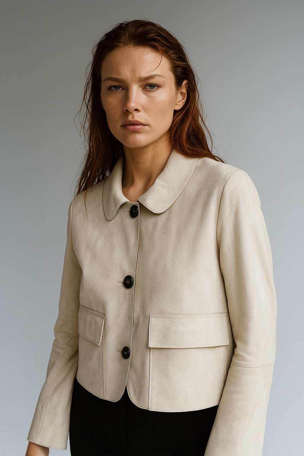 Muse and Valeur | Suede Cropped Jacket