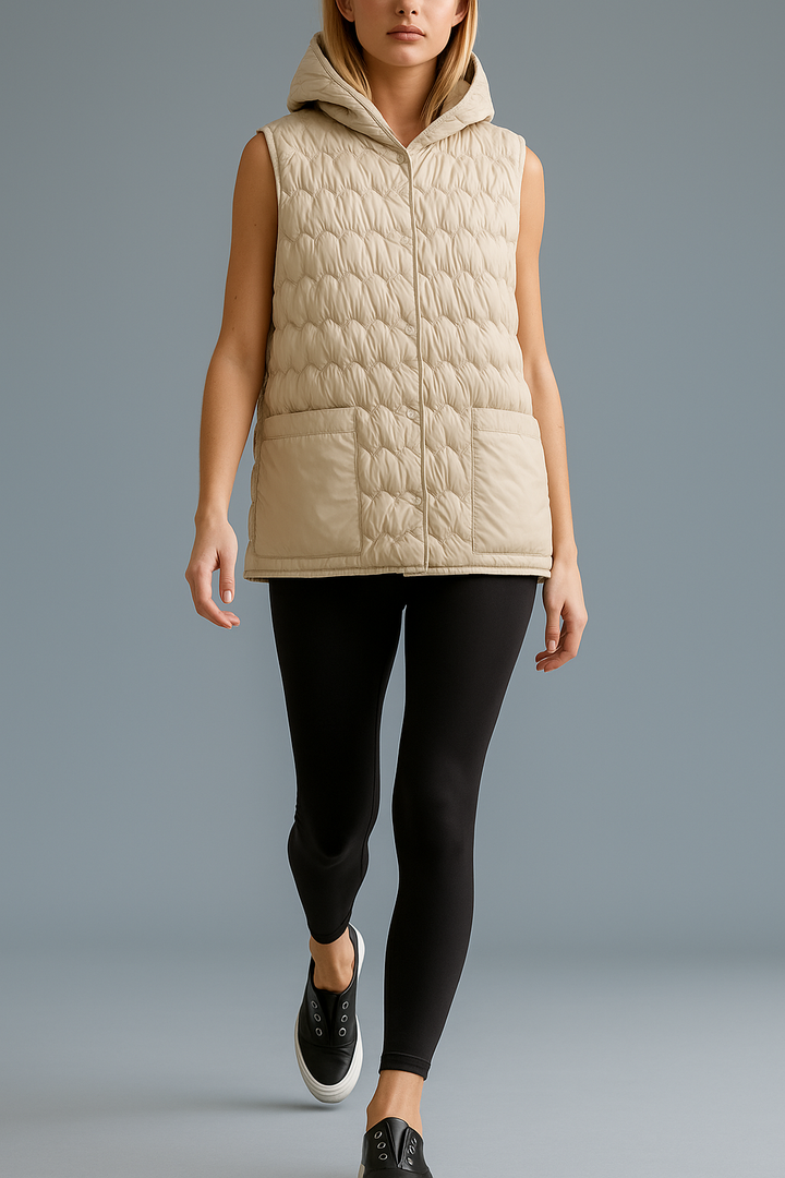 Muse and Valeur | Puffer Vest in Gold
