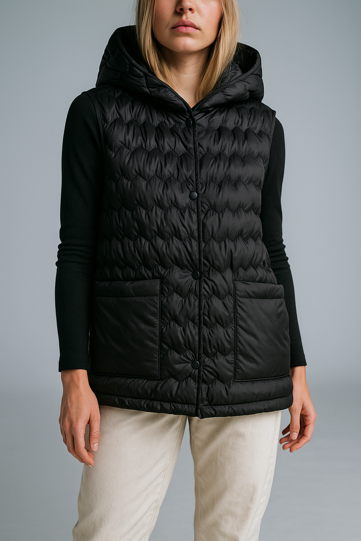 Muse and Valeur | Puffer Vest in Gold