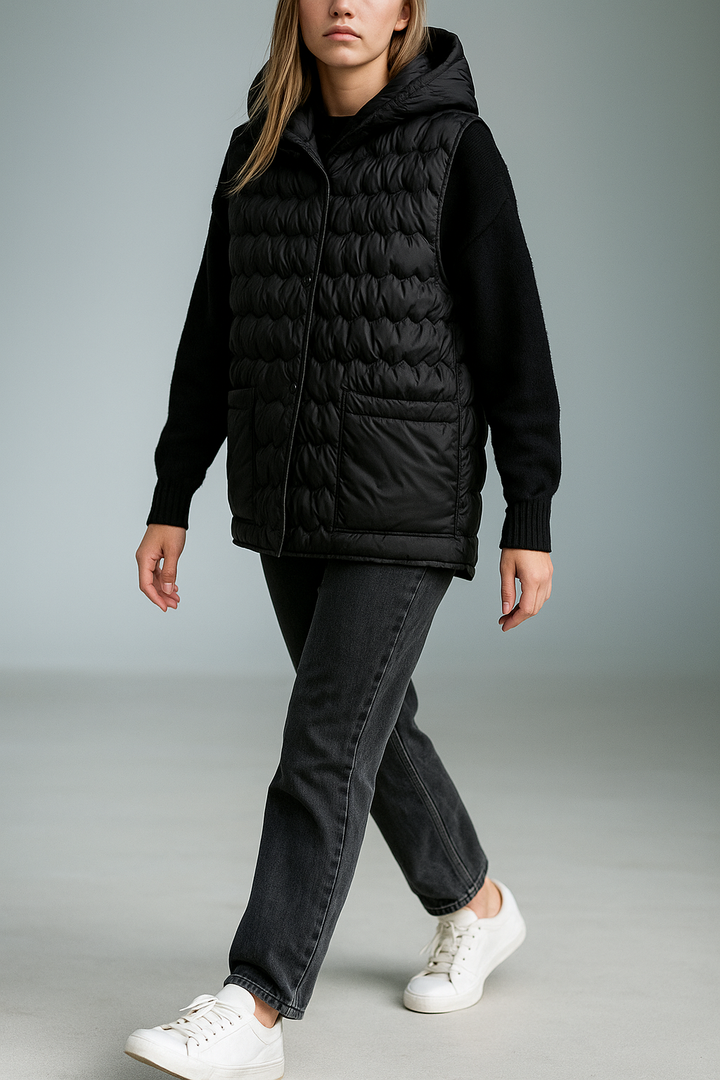 Muse and Valeur | Puffer Vest in Gold