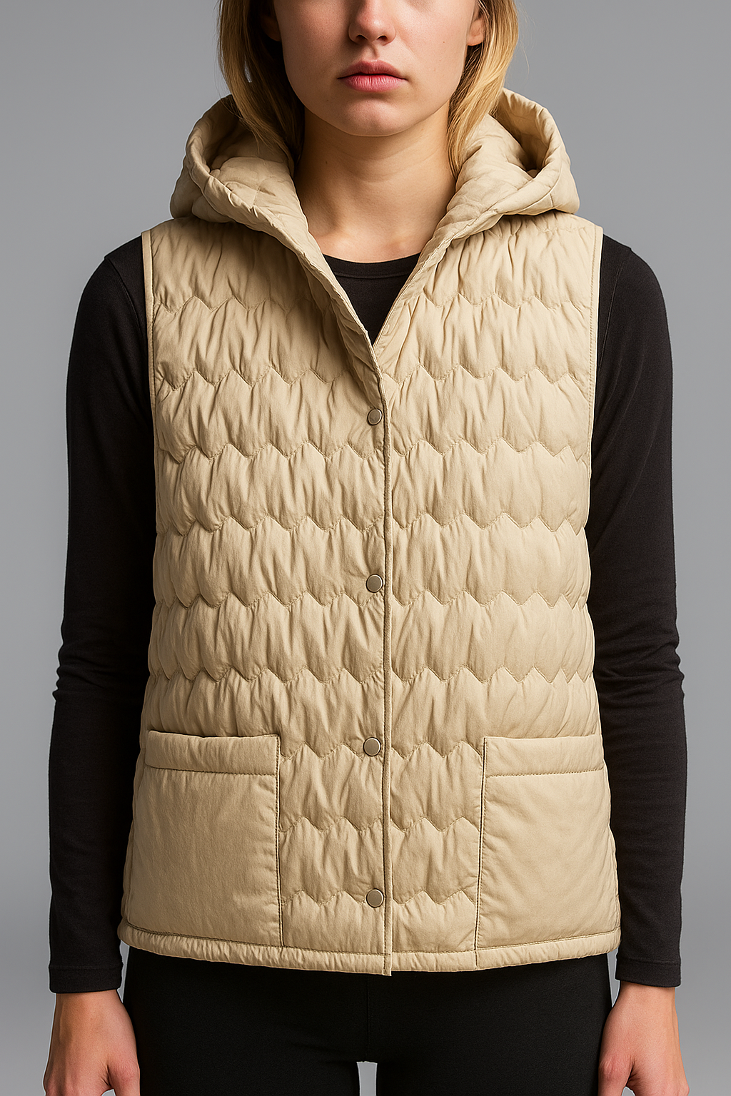 Muse and Valeur | Puffer Vest in Gold