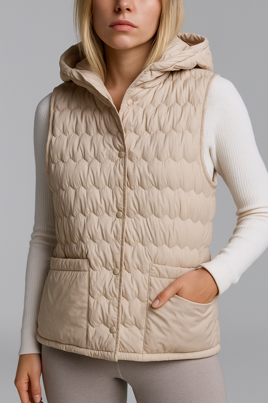 Muse and Valeur | Puffer Vest in Gold