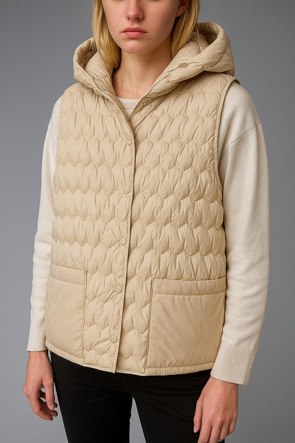 Muse and Valeur | Puffer Vest in Gold