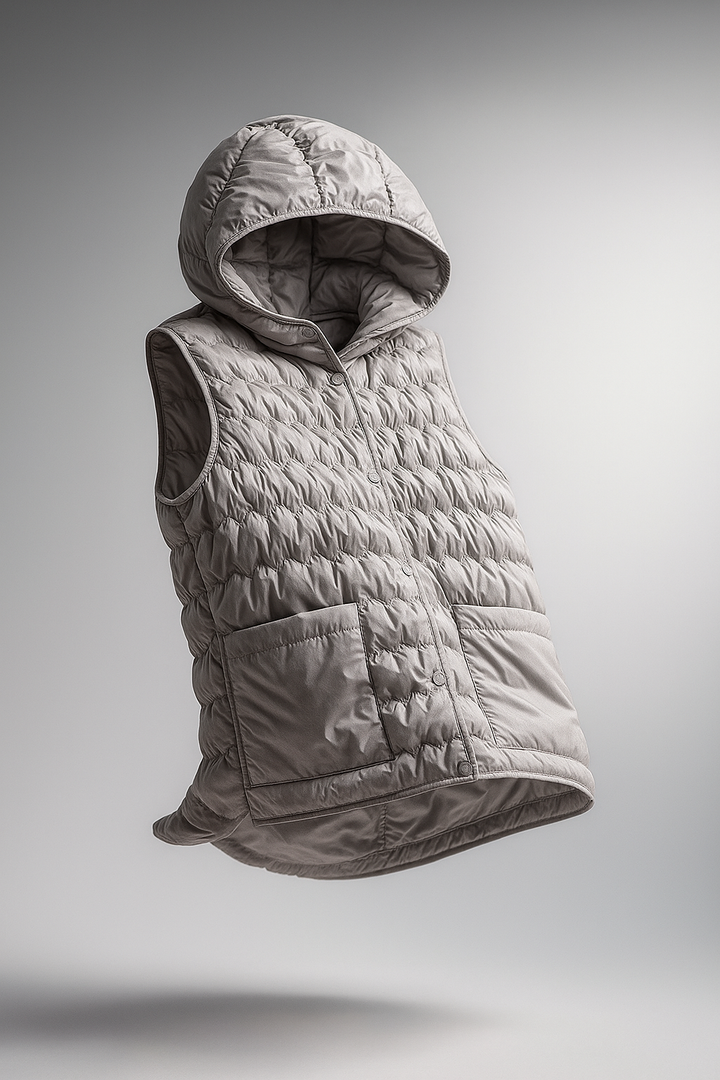Muse and Valeur | Puffer Vest in Gold