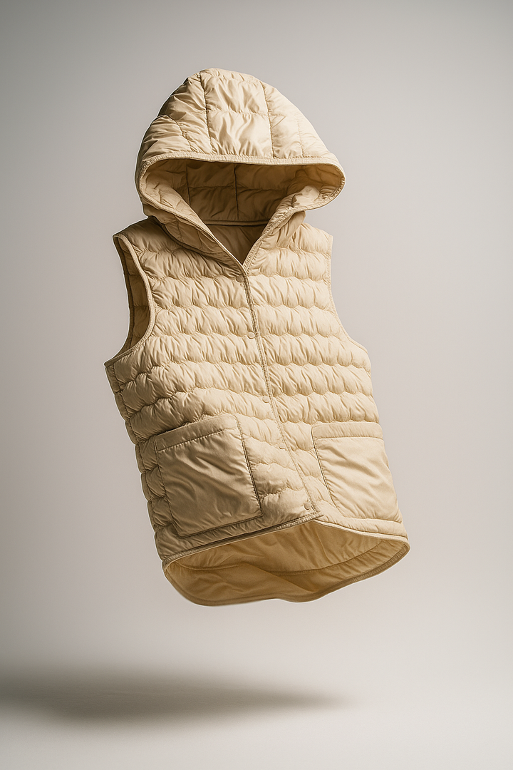 Muse and Valeur | Puffer Vest in Gold