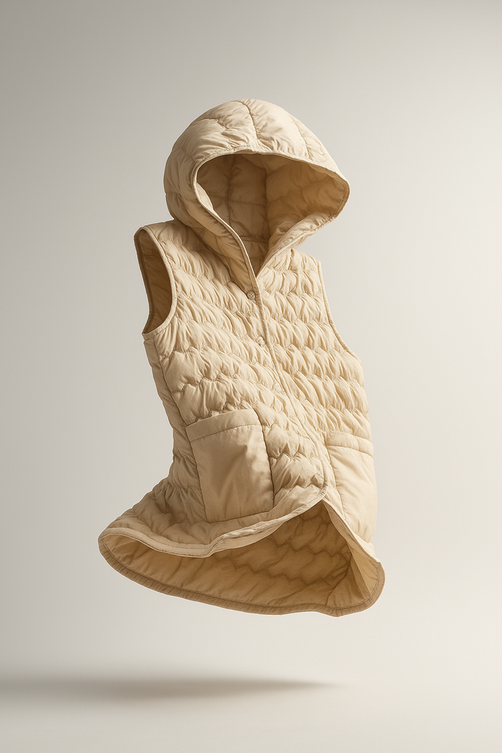 Muse and Valeur | Puffer Vest in Gold