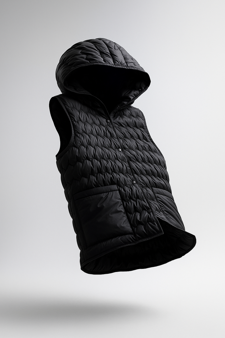 Muse and Valeur | Puffer Vest in Gold