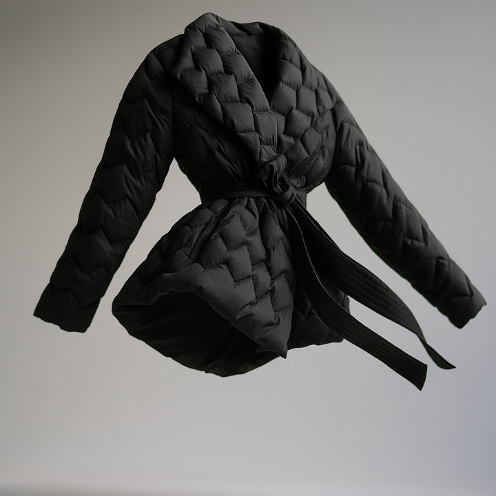 Muse and Valeur | Quilted Wrap Coat