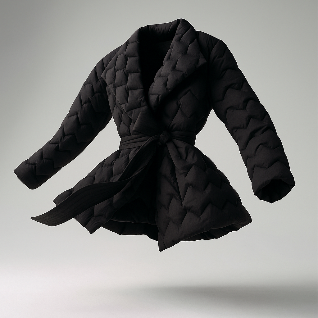 Muse and Valeur | Quilted Wrap Coat