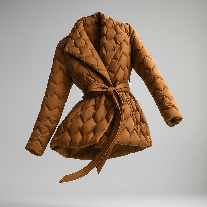 Muse and Valeur | Quilted Wrap Coat