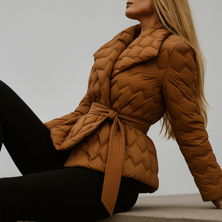 Muse and Valeur | Quilted Wrap Coat