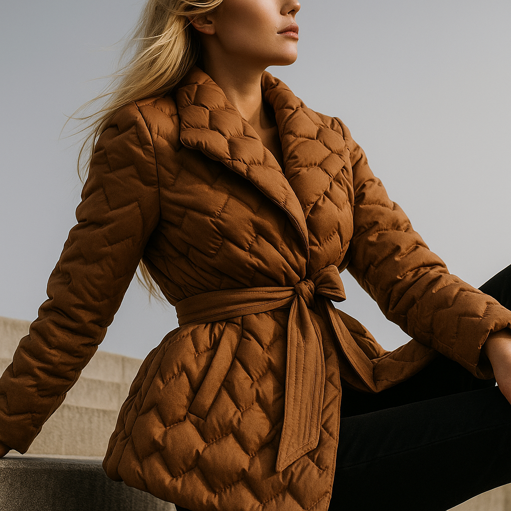 Muse and Valeur | Quilted Wrap Coat