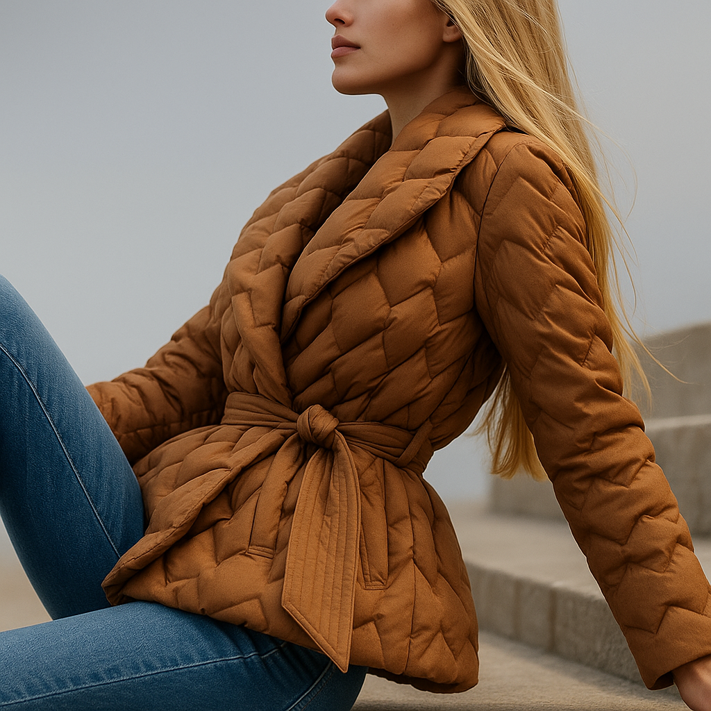 Muse and Valeur | Quilted Wrap Coat