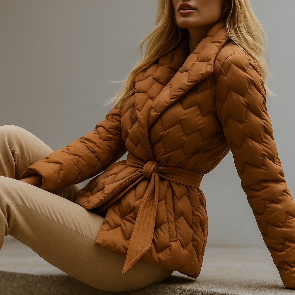 Muse and Valeur | Quilted Wrap Coat
