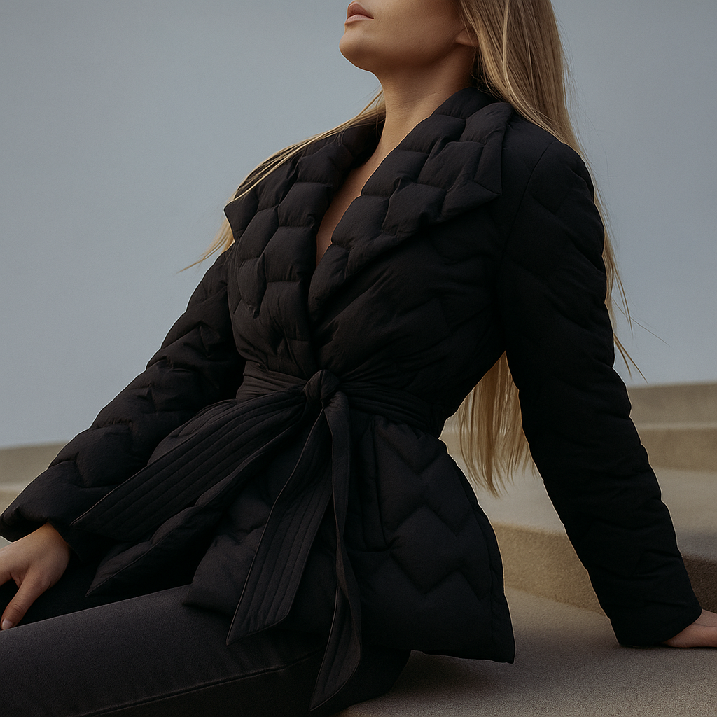 Muse and Valeur | Quilted Wrap Coat