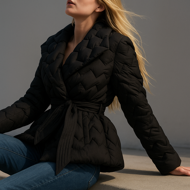 Muse and Valeur | Quilted Wrap Coat