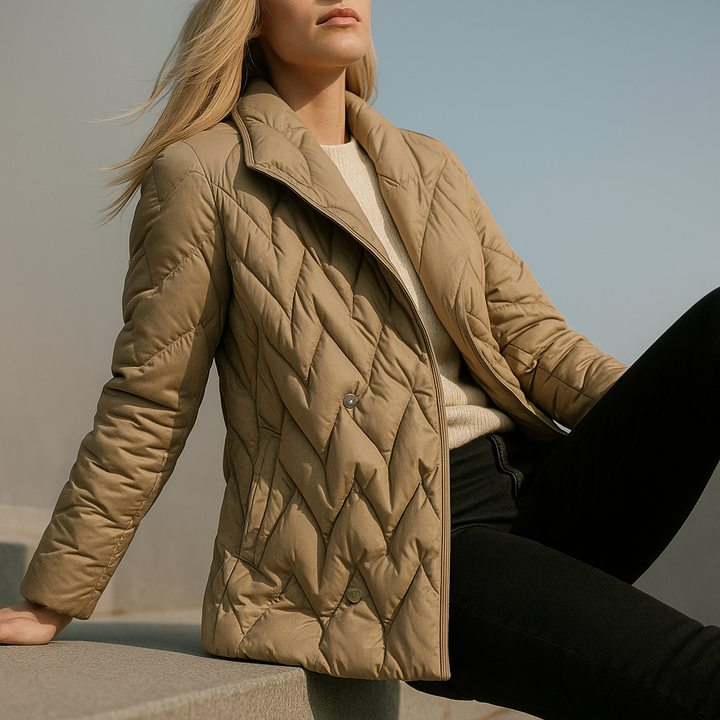 Muse and Valeur | Quilted Wrap Coat