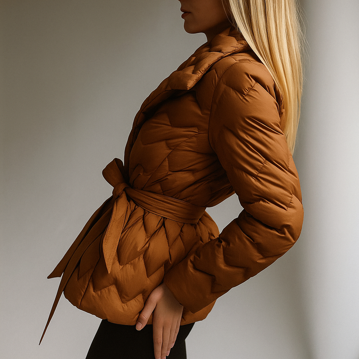 Muse and Valeur | Quilted Wrap Coat