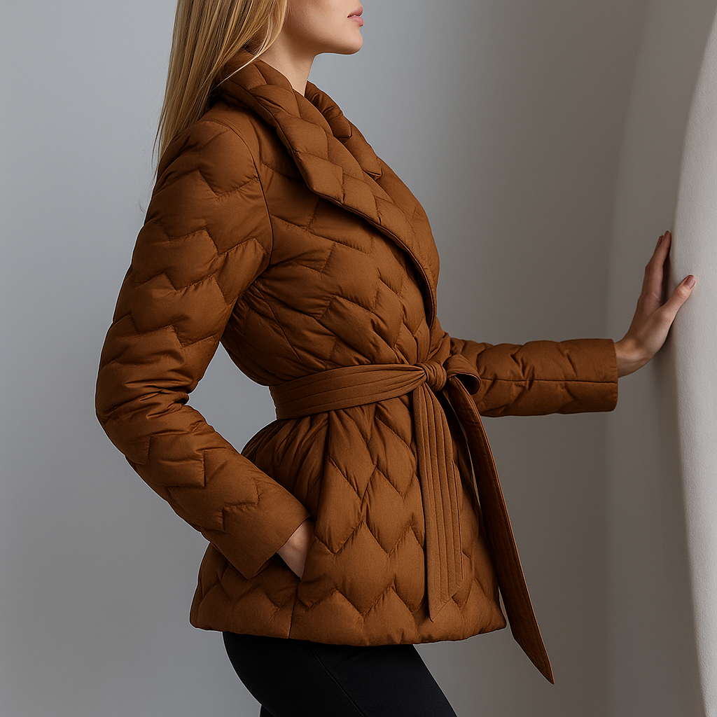 Muse and Valeur | Quilted Wrap Coat