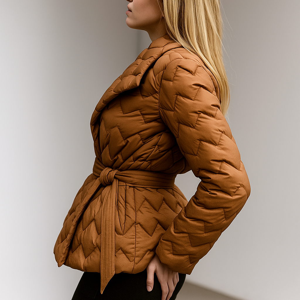 Muse and Valeur | Quilted Wrap Coat