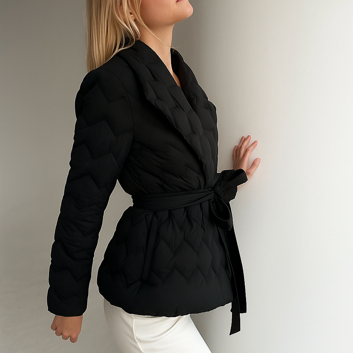 Muse and Valeur | Quilted Wrap Coat