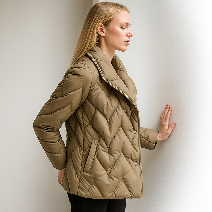 Muse and Valeur | Quilted Wrap Coat