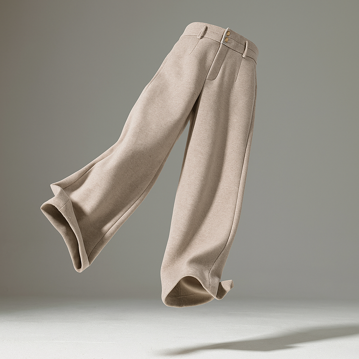 Muse and Valeur | Wool Wide-Leg Trousers