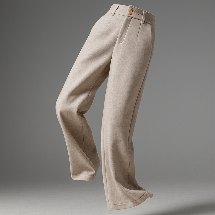 Muse and Valeur | Wool Wide-Leg Trousers