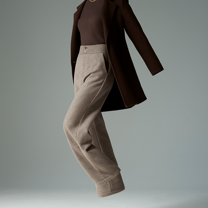 Muse and Valeur | Wool Wide-Leg Trousers