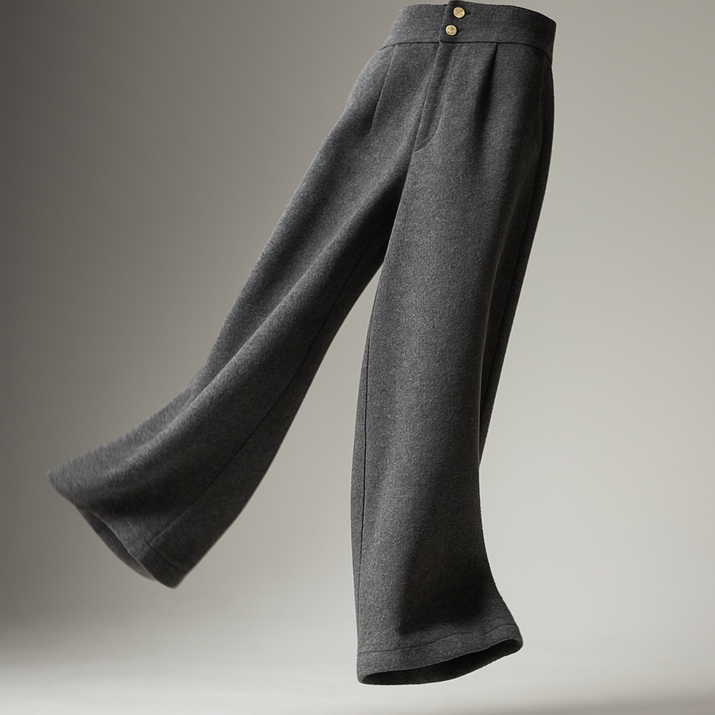 Muse and Valeur | Wool Wide-Leg Trousers