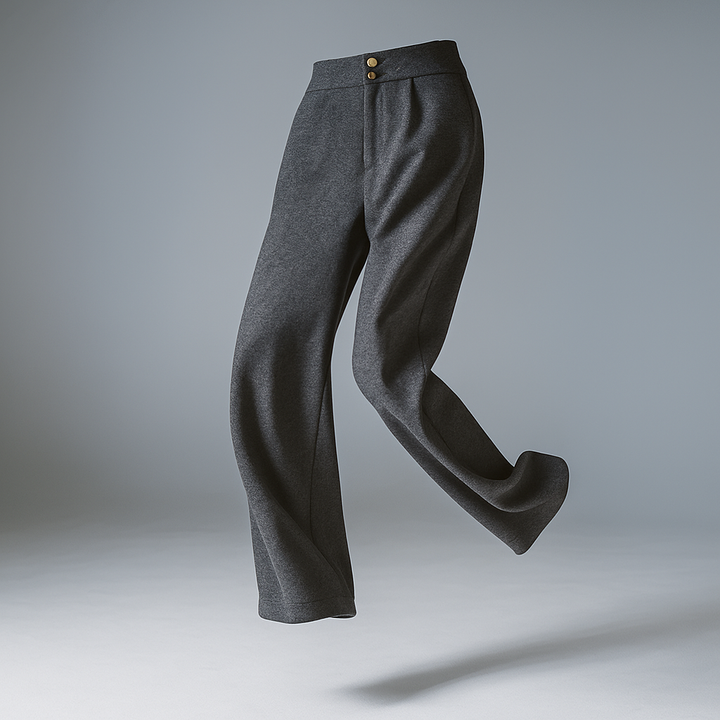 Muse and Valeur | Wool Wide-Leg Trousers