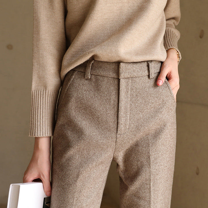 Muse & Valeur | Classic Wool Trousers for Women