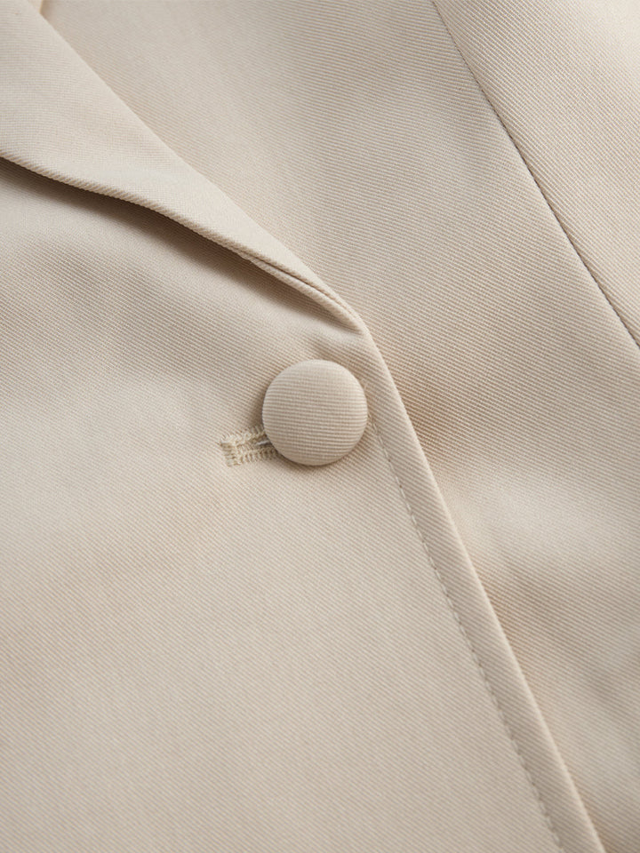 Muse & Valeur | Tailored Blazer-Inspired Mini Dress With Belted Waist