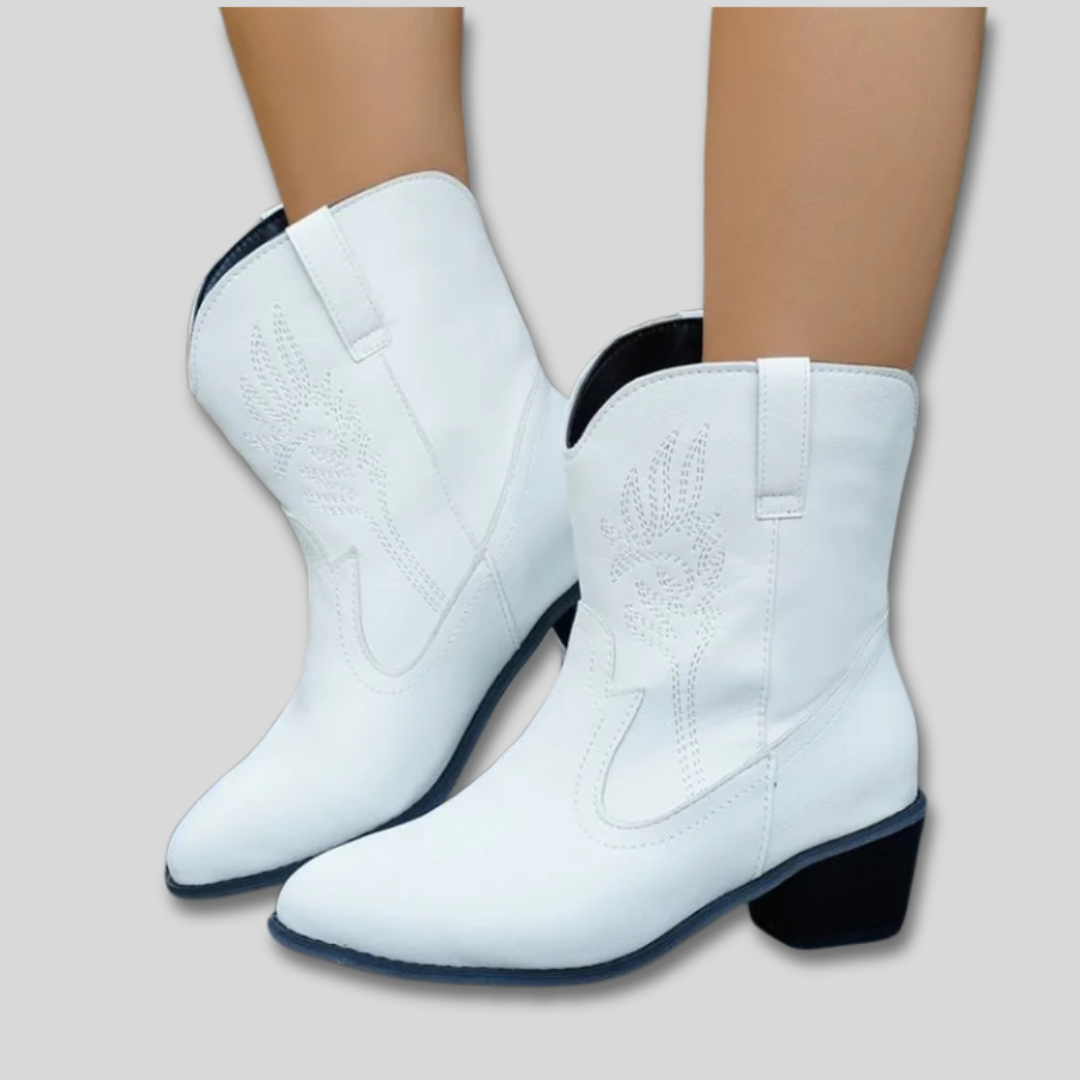 Muse and Valeur | Embroidered Cowboy Boots