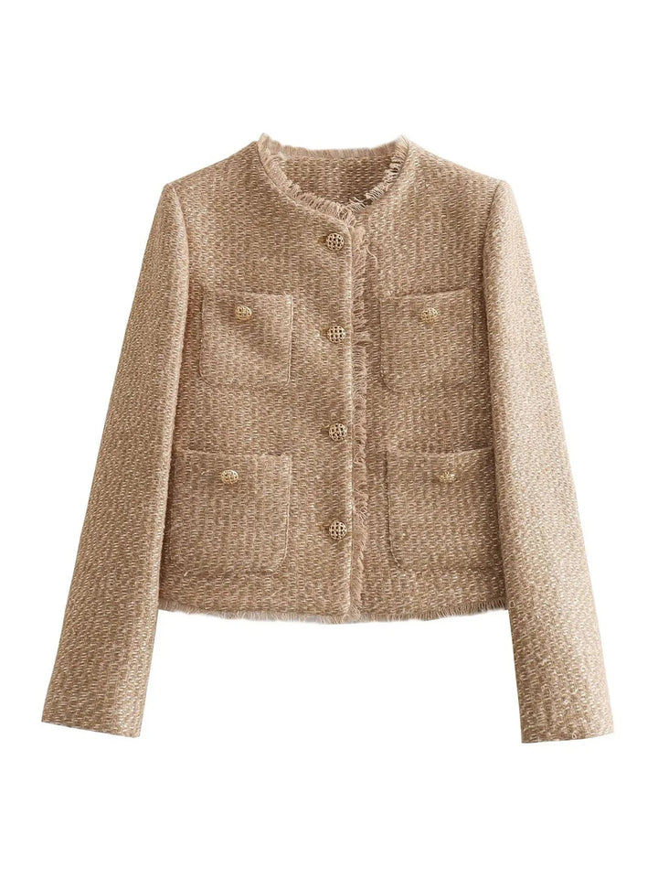 Muse and Valeur | Short Tweed Blazer