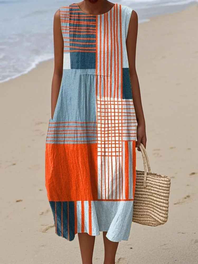 Muse & Valeur | Modern Patch Dress for Women