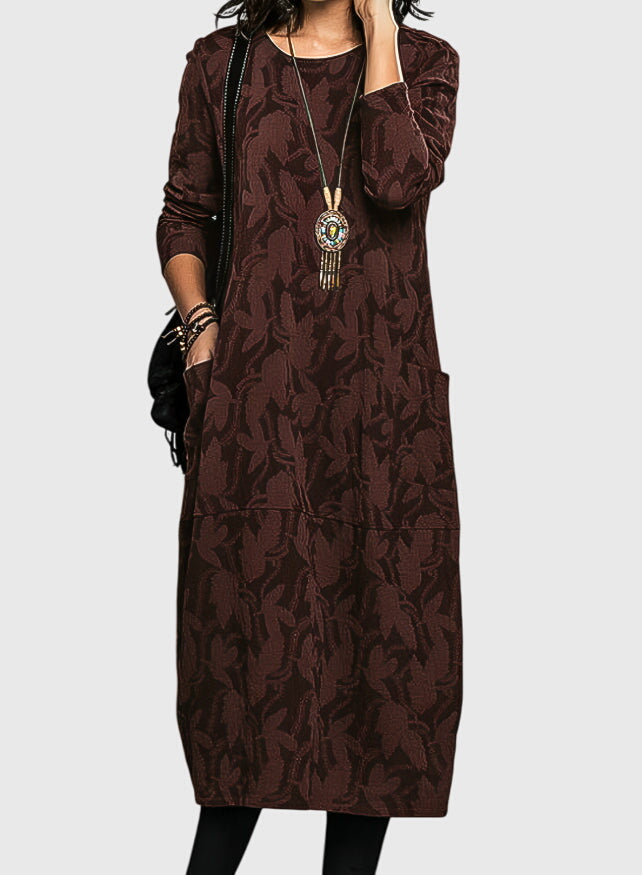 Muse and Valeur | Casual Round-Neck Dress