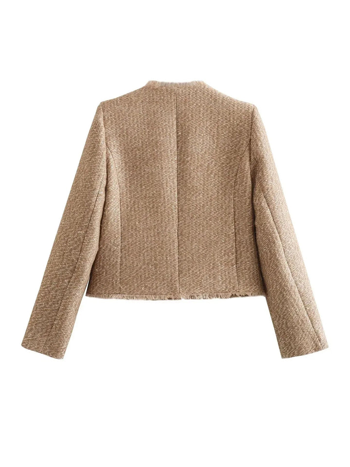 Muse and Valeur | Short Tweed Blazer