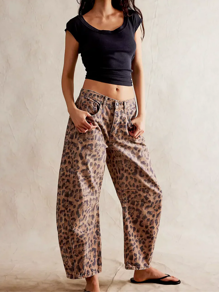 Muse & Valeur | Barrel-Leg Denim Jeans for Women