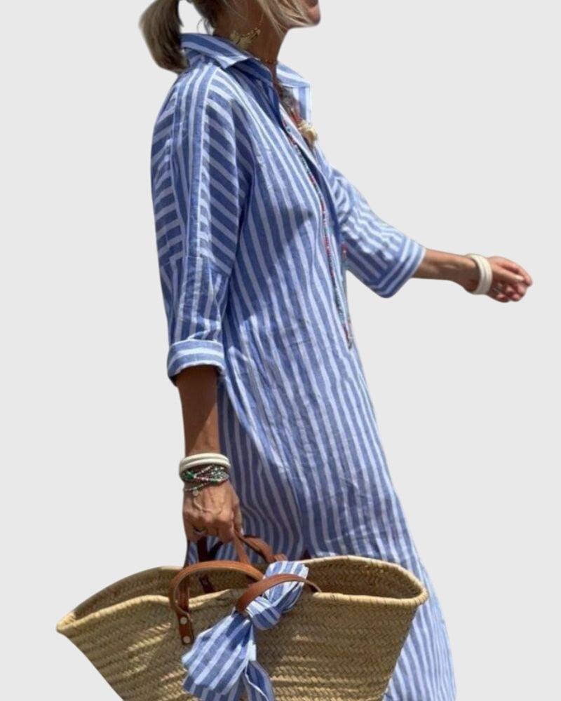 Muse and Valeur | Classic Striped Dress