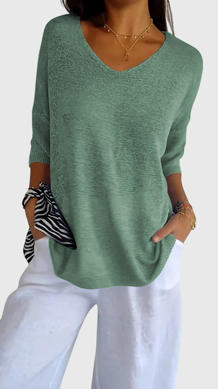 Muse and Valeur | V-Neck Top