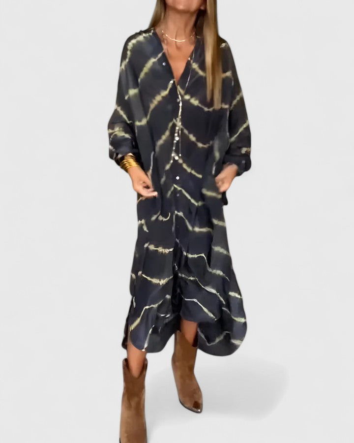 Muse and Valeur | Striped Maxi Dress